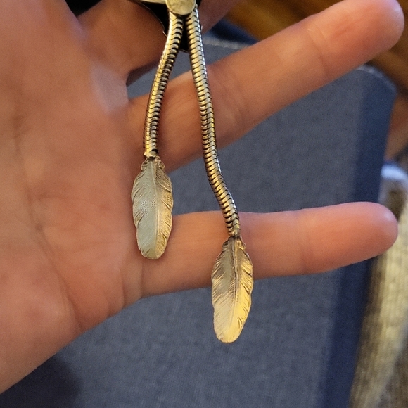 Ermani Bulatti Silver and Blue Vintage Brooch with Feather Details - Picture 6 of 6